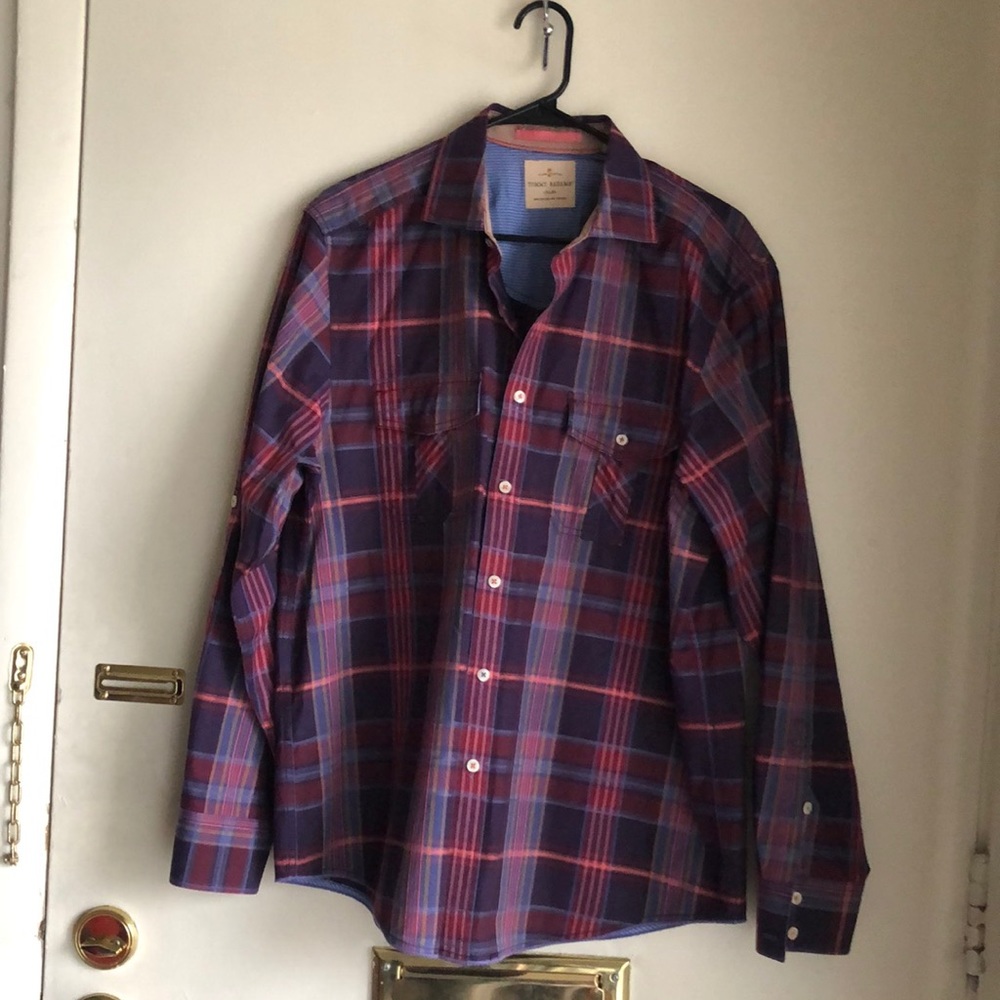 TOMMY BAHAMA JEANS SHIRT LONG SLEEVE SIZE M